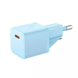 Baseus  Wall Charger (CCGN050103)  GaN, Type C, Fast Charging, 20W  Blue