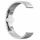 Techsuit  Watchband 20mm (W012)  Samsung Galaxy Watch 4/5/Active 2, Huawei Watch GT 3 (42mm)/GT 3 Pro (43mm)  Silver