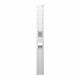 Techsuit  Watchband 20mm (W012)  Samsung Galaxy Watch 4/5/Active 2, Huawei Watch GT 3 (42mm)/GT 3 Pro (43mm)  Silver