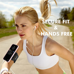 Techsuit  Sports Armband with Phone Locker (TSA1)  Velcro Mounting Strap, Quick Button Release, 3M Glue, max 6.8"  Black Techsuit  Sports Armband with Phone Locker (TSA1)  Velcro Mounting Strap, Quick Button Release, 3M Glue, max 6.8"  Black