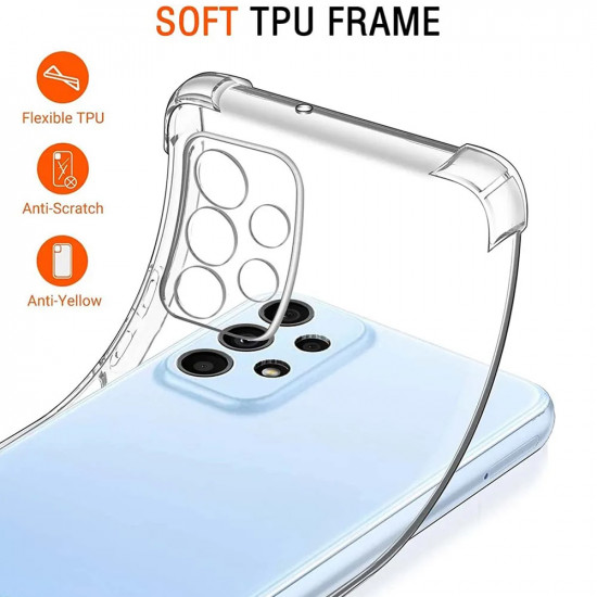 Techsuit  Shockproof Clear Silicone  Samsung Galaxy A23 4G / A23 5G  Clear