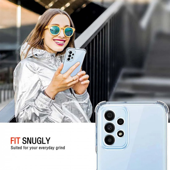 Techsuit  Shockproof Clear Silicone  Samsung Galaxy A23 4G / A23 5G  Clear