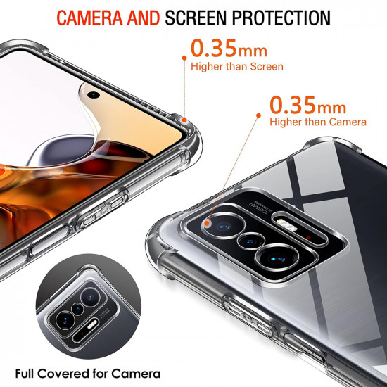 Techsuit Shockproof Clear Silicone Xiaomi 11T / 11T Pro Clear Techsuit Shockproof Clear Silicone Xiaomi 11T / 11T Pro Clear