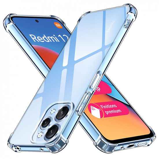 Techsuit Shockproof Clear Silicone Xiaomi Redmi 12 4G / 12 5G Clear Techsuit Shockproof Clear Silicone Xiaomi Redmi 12 4G / 12 5G Clear
