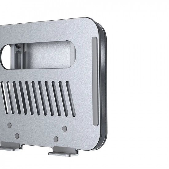 Yesido  Laptop Holder (LP05)  Foldable, Aluminum Alloy, for Devices 10  17 inch  Silver