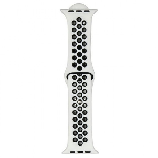 Beline Apple Watch Strap Sport Silicone 38/40/41mm white/black