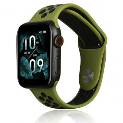 Beline Apple Watch Strap Sport Silicone 38/40/41mm green/black