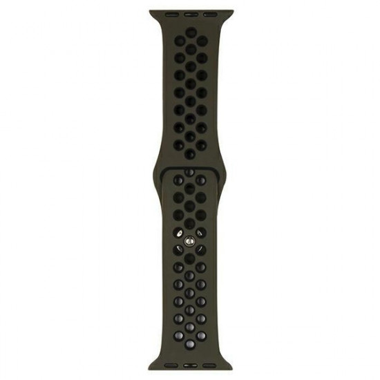 Beline Apple Watch Strap Sport Silicone 42/44/45/49mm brown/black
