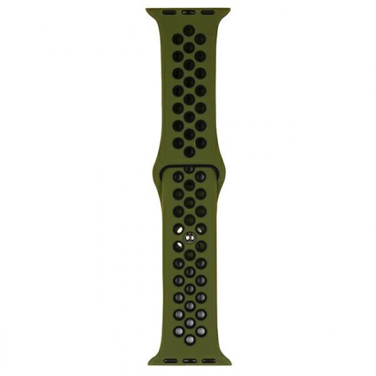 Beline Apple Watch Strap Sport Silicone 42/44/45/49mm green/black