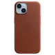 Apple MPP73ZM/A iPhone 14 6,1" umber Leather Case MagSafe Apple MPP73ZM/A iPhone 14 6,1" umber Leather Case MagSafe