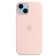 Apple MPT73ZM/A iPhone 14 Plus 6,7" MagSafe chalk pink Silicone Case Apple MPT73ZM/A iPhone 14 Plus 6,7" MagSafe chalk pink Silicone Case