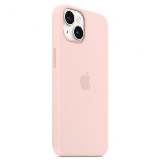 Apple MPT73ZM/A iPhone 14 Plus 6,7" MagSafe chalk pink Silicone Case Apple MPT73ZM/A iPhone 14 Plus 6,7" MagSafe chalk pink Silicone Case