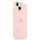 Apple MPT73ZM/A iPhone 14 Plus 6,7" MagSafe chalk pink Silicone Case Apple MPT73ZM/A iPhone 14 Plus 6,7" MagSafe chalk pink Silicone Case