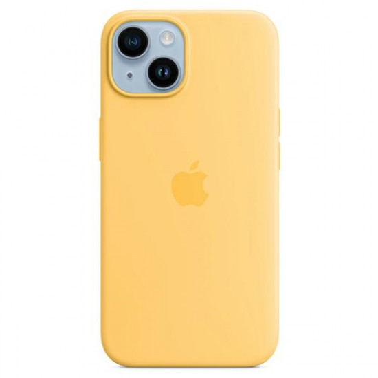 Apple MPTD3ZM/A iPhone 14 Plus 6,7" MagSafe sunglow Silicone Case Apple MPTD3ZM/A iPhone 14 Plus 6,7" MagSafe sunglow Silicone Case