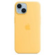 Apple MPTD3ZM/A iPhone 14 Plus 6,7" MagSafe sunglow Silicone Case Apple MPTD3ZM/A iPhone 14 Plus 6,7" MagSafe sunglow Silicone Case