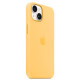 Apple MPTD3ZM/A iPhone 14 Plus 6,7" MagSafe sunglow Silicone Case Apple MPTD3ZM/A iPhone 14 Plus 6,7" MagSafe sunglow Silicone Case