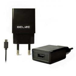 Beline Wall Charger 1xUSB + microUSB 1A black