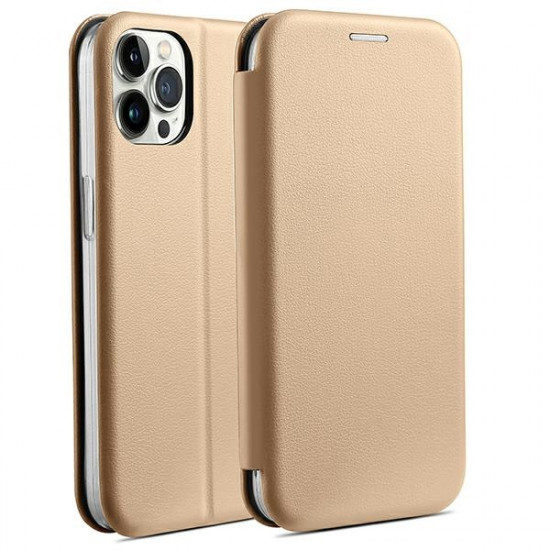 Beline Book Case Magnetic iPhone 15 Pro 6,1" gold