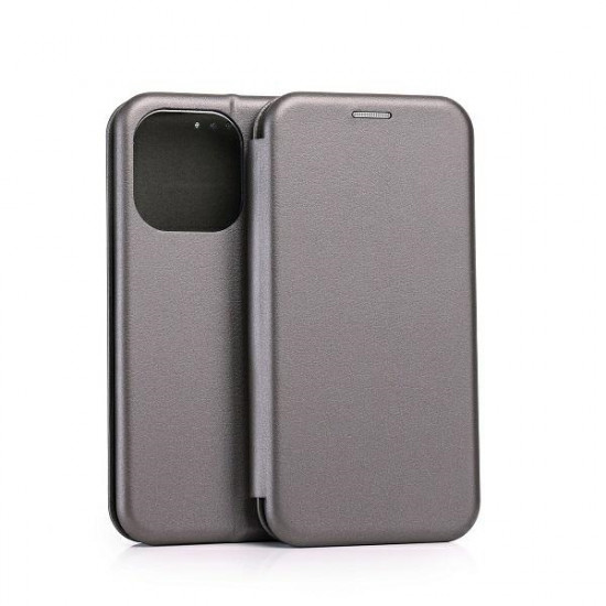 Beline Book Case Magnetic iPhone 15 Pro Max 6,7" steel