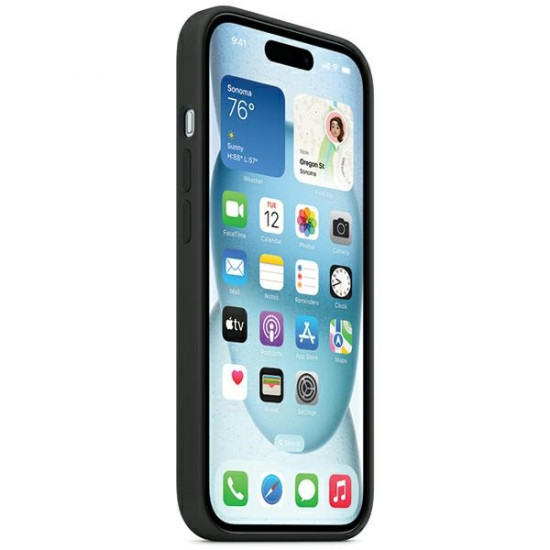 Apple MT103ZM/A iPhone 15 Plus / 14 Plus 6.7" MagSafe black Silicone Case