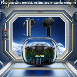 AWEI Bluetooth 5.3 T52 Pro2 TWS headphones + docking station black