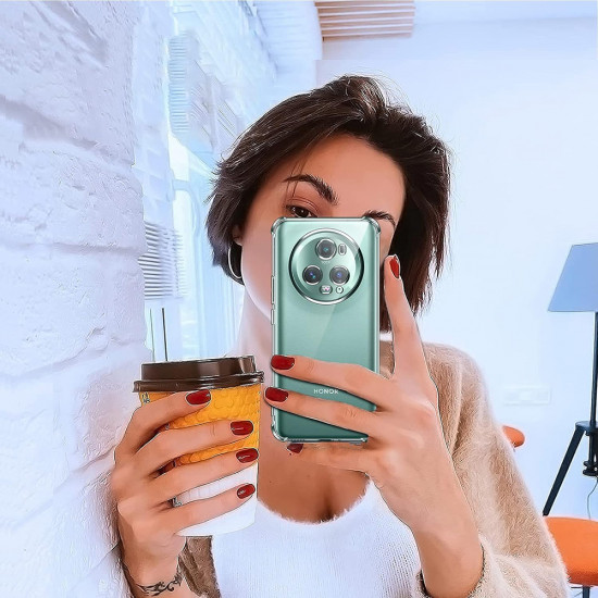 Techsuit Shockproof Clear Silicone Honor Magic5 Pro Clear
