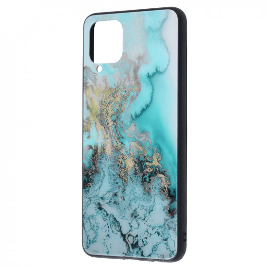 Techsuit Glaze Series Samsung Galaxy A12 / A12 Nacho Blue Ocean