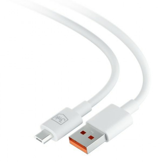 3MK Hyper Cable USB-A - Micro USB 1.2m 5V 2,4A White Kabel