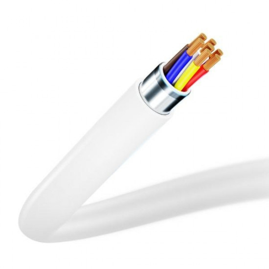 3MK Hyper Cable USB-A - Micro USB 1.2m 5V 2,4A White Kabel