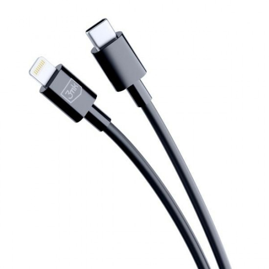 3MK Hyper Cable USB-C - Lightning 20W 1.2m Black Kabel