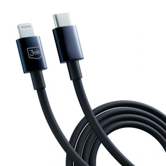 3MK Hyper Cable USB-C - Lightning 20W 1.2m Black Kabel