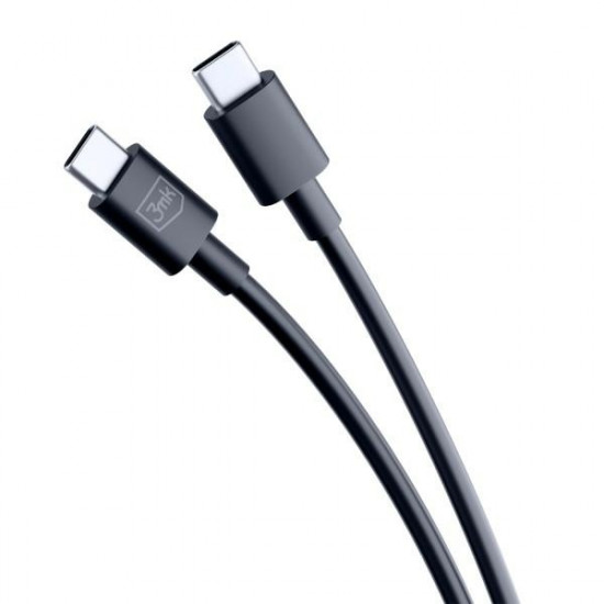 3MK Hyper Cable USB-C - USB-C 100W 1.2m Black Kabel