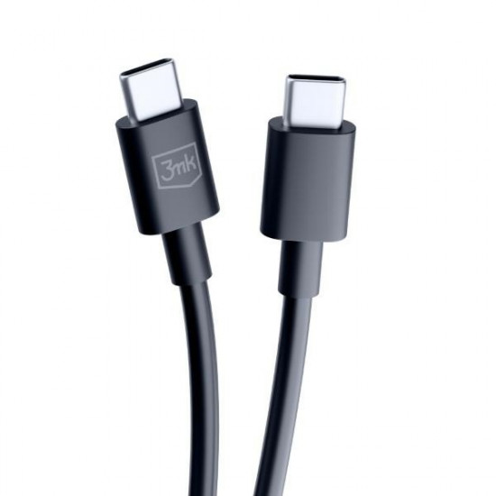 3MK Hyper Cable USB-C - USB-C 100W 1.2m Black Kabel