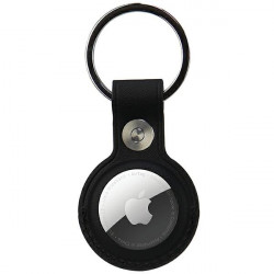 Audi Synthetic Leather AirTag Case black AU-ATKR-Q3/D1-BK