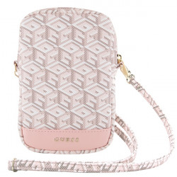 Guess Bag GUWBZPGCSPGP pink Zip GCube Bottom Stripe