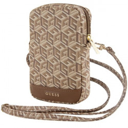 Guess Bag GUWBZPGCSPGW brown Zip GCube Bottom Stripe