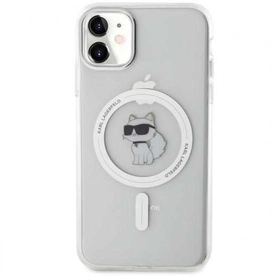 Karl Lagerfeld KLHMN61HFCCNOT iPhone 11 /Xr transparent hardcase IML Choupette MagSafe