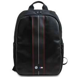 BMW Backpack BMBP15COMSCAKR 16" black Carbon Red Stripes BMW Backpack BMBP15COMSCAKR 16" black Carbon Red Stripes