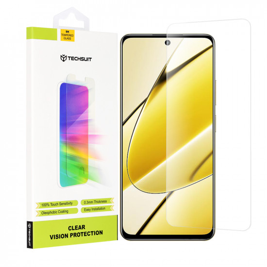 Techsuit  Clear Vision Glass  Realme 11 5G  Transparent