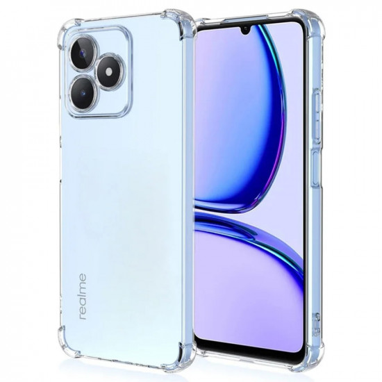 Techsuit  Shockproof Clear Silicone  Realme C51 / Note 50  Clear