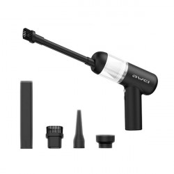 AWEI Mini V2 cordless vacuum cleaner with dust indicator black