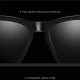 Techsuit Sunglasses Polarized (0717) for Men, with UV Protection Black