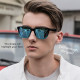 Techsuit Sunglasses Polarized (0717) for Men, with UV Protection Gradient Black / Blue