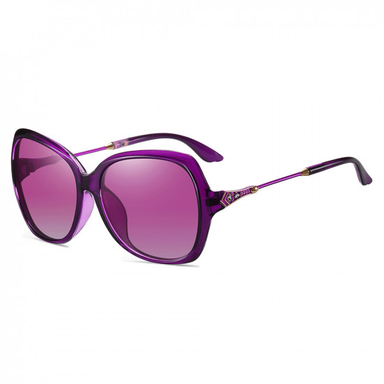 Techsuit Sunglasses Polarized (8881) for Women with UV Protection, PC Purple