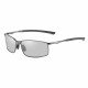 Techsuit Sunglasses Polarized (559) for Men, with UV Protection and Metal Frame, Rectangular Gun Color / Photochromic