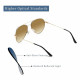 Techsuit Sunglasses Polarized (3025) for Women and Men, with UV Protection and Metal Frame Gold / Brown