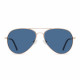 Techsuit Sunglasses Polarized (3025) for Women and Men, with UV Protection and Metal Frame Rose Gold / Harbor Blue