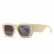 Techsuit Sunglasses (86321) for Women with PC Frame and Lens, Vintage Beige