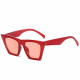 Techsuit Sunglasses (5154) for Women, PC Frame and Lens, Square Red