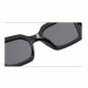 Techsuit Sunglasses (5277) for Women with PC Frame and Lens, Square Shape Black / Pink